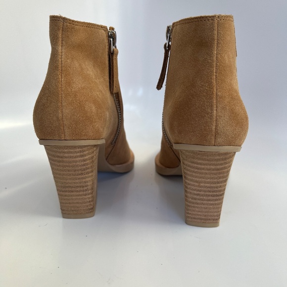 Dolce Vita Pointed Toe Tan Suede Leather Block Heel Size 6M - Picture 8 of 14